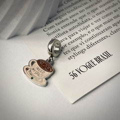 Berloque Xicara de Café Resinada - comprar online