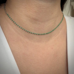 Choker Minimalista Verde - comprar online