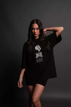 Metal WLVS "Premium" Oversized Tee - Lunè Sportswear
