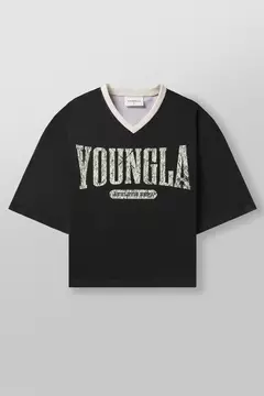 4187 - Varsity Football Cropped Jersey en internet