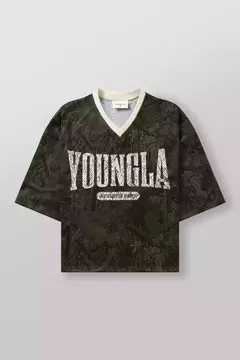 4187 - Varsity Football Cropped Jersey en internet