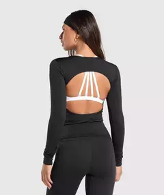 Everyday Open Back Long Sleeve Top - comprar en línea