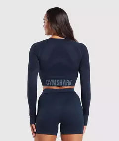 Flex Long Sleeve Crop Top - comprar en línea