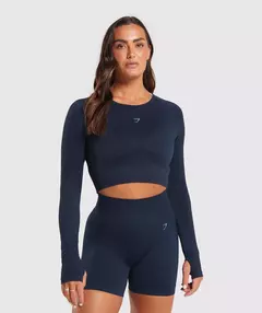 Flex Long Sleeve Crop Top