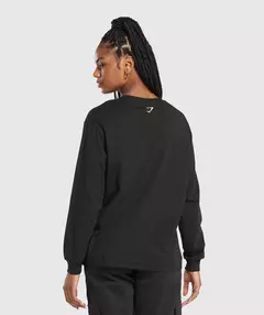 It's Giving Gym Oversized Long Sleeve Top - comprar en línea