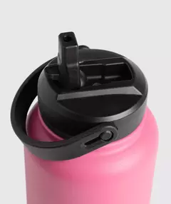 Metal Insulated Straw Bottle 1L - Lunè Sportswear
