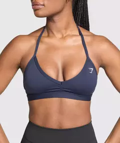 Minimal Halterneck Sports Bra - Lunè Sportswear