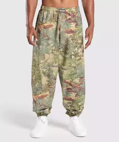 Lifting Oversized Printed Woven Pants - comprar en línea