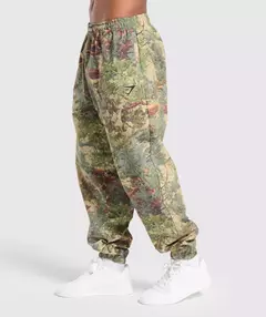 Lifting Oversized Printed Woven Pants - Lunè Sportswear
