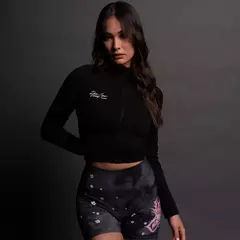 Written In Stone "Everson Seamless" Yasmin L/S Zip Top - Lunè Sportswear