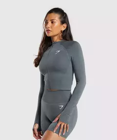 Vital Seamless Midi Zip Pullover - Lunè Sportswear