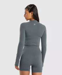 Vital Seamless Midi Zip Pullover en internet