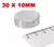 Ímã Neodímio 30x10mm N-52 Super Potente ( 30x10mm) - comprar online