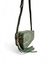 Bolsa Feminina Transversal Baú Pequena Verde Bandeira Couro Legítimo - comprar online