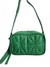 Bolsa Feminina Transversal Baú Pequena Verde Militar em Couro Legítimo na internet