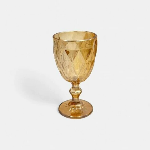 COPA ROMBO DORADA 235 ML X6