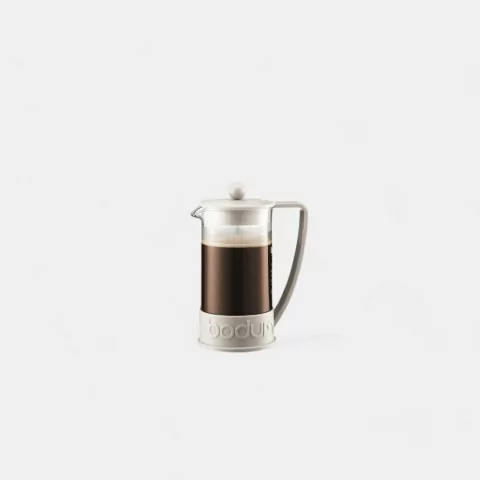 CAFETERA BODUM BRAZIL 3 POCILLOS OFF WHITE