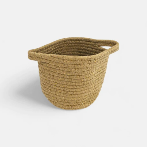 CANASTO CESTO ORGANIZADOR BROWN