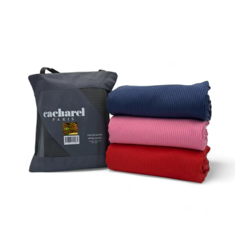 TOALLON SECADO RAPIDO JACARD LISO CACHAREL