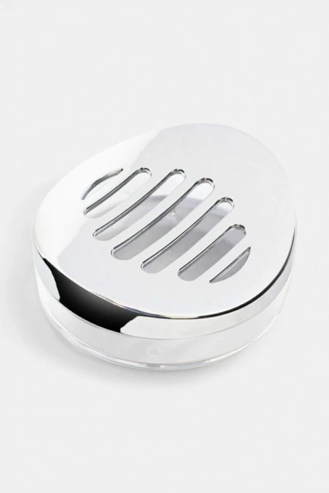 JABONERA OVALADA DALLAS CROMADO