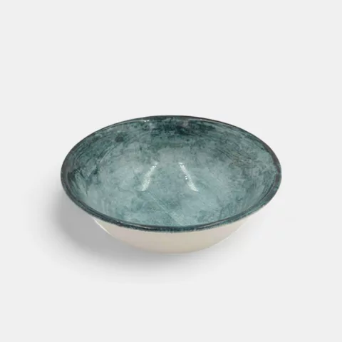 CAJA X6 BOWL MARMOLADO VERDE 14.5X5.5 CM