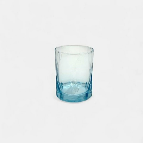 VASO AQUA BLUE 300 ML X6