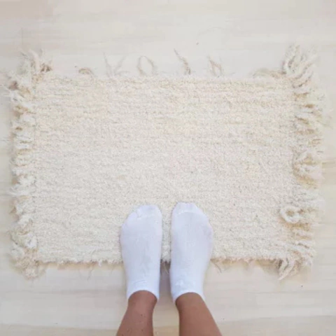 ALFOMBRA ARTESANAL LISA 60 X 45