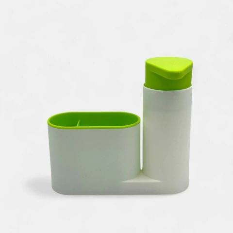 DISPENSER PARA DETERGENTE CON PORTAESPONJA