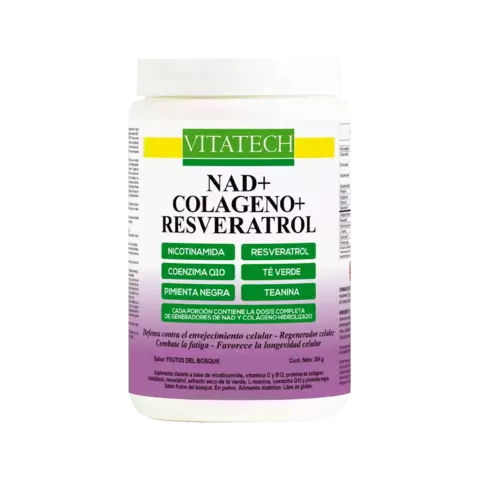 NAD+ Colágeno+ Resveratrol x 384 gr