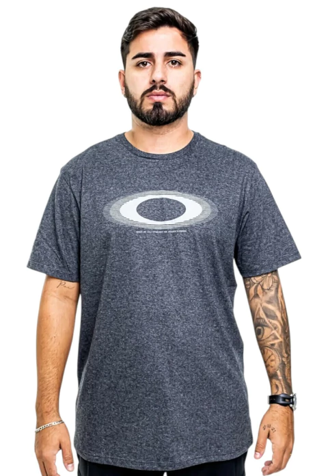 Camiseta Oakley Ellipse TRN HD - Cinza Escuro - comprar online