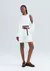 Regata Feminina Cropped Decote Halter Neck Em Ribana Canelada - Off white - Machado Store