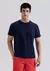 Camiseta Hering Comfort Com Bordado - Azul