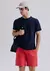 Camiseta Hering Comfort Com Bordado - Azul - Machado Store