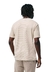Camiseta Masculina Manga Curta Texturizada - Bege - comprar online