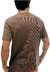Camiseta Masculina Manga Curta Texturizada - Marrom - Machado Store