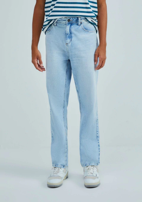 Calça Jeans Hering - Reta Com elastano