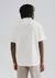 Camisa Masculina Manga Curta Slim Com Linho - Off white - Machado Store