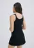 Regata Básica Feminina Slim Em Ribana Canelada - Preto - Machado Store