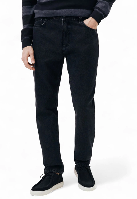 Calça Jeans Hering Reta - Preto - comprar online