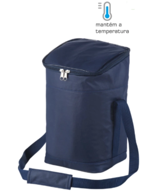 Maleta Térmica em Courino Azul Boccati P/ 4 garrafas - comprar online