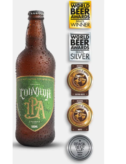 Cerveja Louvada IPA 500ml - comprar online