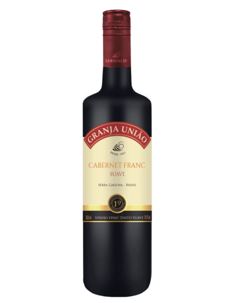 Vinho Tinto Garibaldi Granja União Cabernet Franc Suave 750ml - comprar online