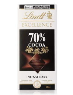 Chocolate Lindt Excellence 70% Dark 100g - comprar online