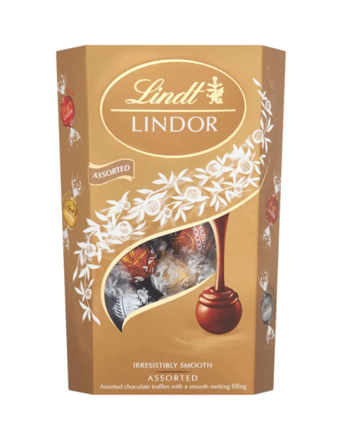 Chocolate Lindt Lindor Cornet Sortidos 200g - comprar online