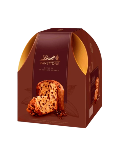 Panettone Lindt Gotas de Chocolate Meio Amargo 400g - comprar online