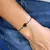 Pulseira Coração de Macramê