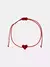 Pulseira Coração de Macramê - loja online
