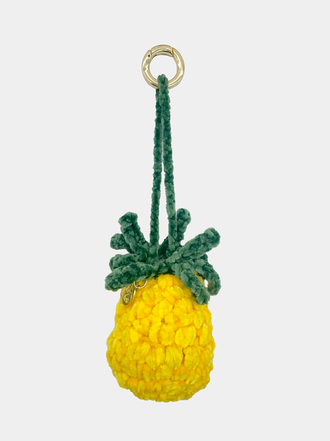 Bag Charm Abacaxi Pelúcia