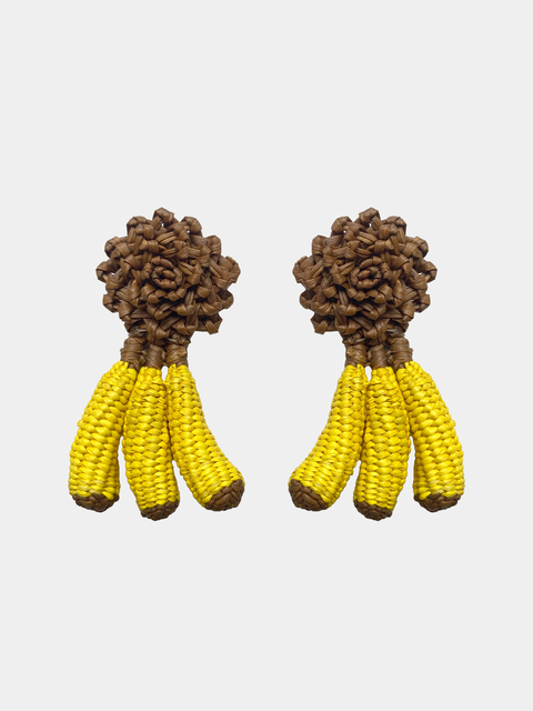 Brinco Banana Palha