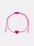 Pulseira Coração de Macramê - comprar online